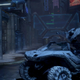 A warthog from Halo covered in snow.
